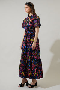 Palmero Midnight Belraj Poplin Maxi Dress