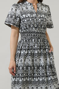 La Palma Floral Belraj Poplin Maxi Dress