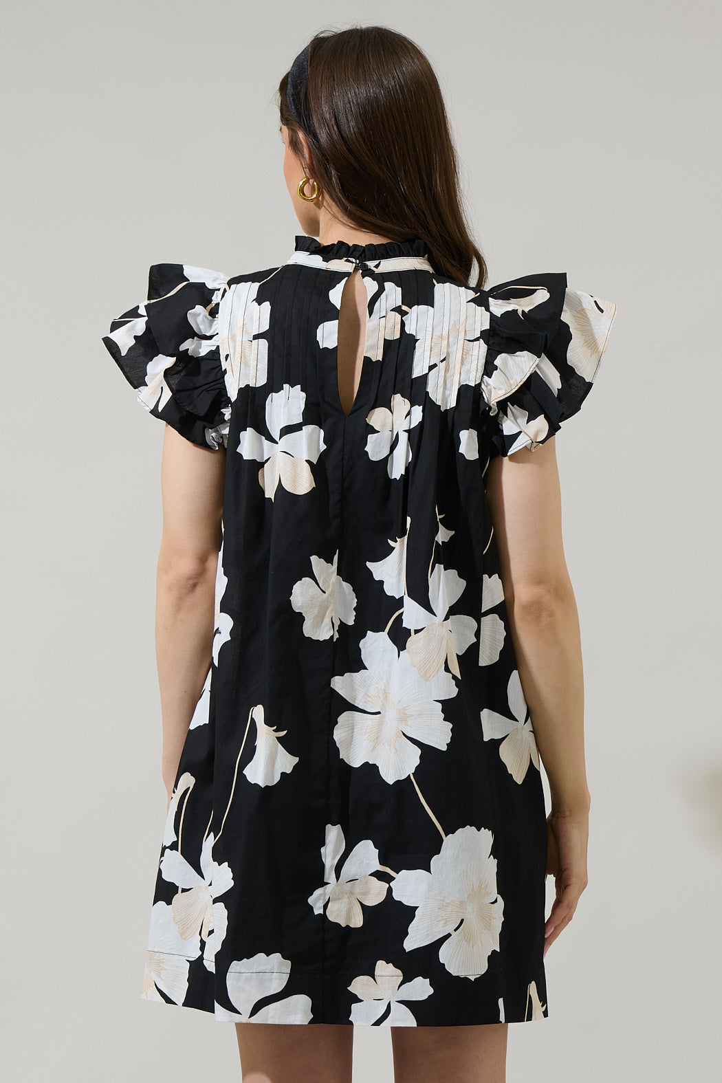 off the shoulder floral shift dress Yours London Women's Plus Size Navy Blue & Pink Floral 3D Embroidered Shift Dress Size 20