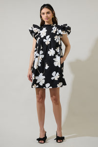 Medina Floral Lovel Shift Mini Dress