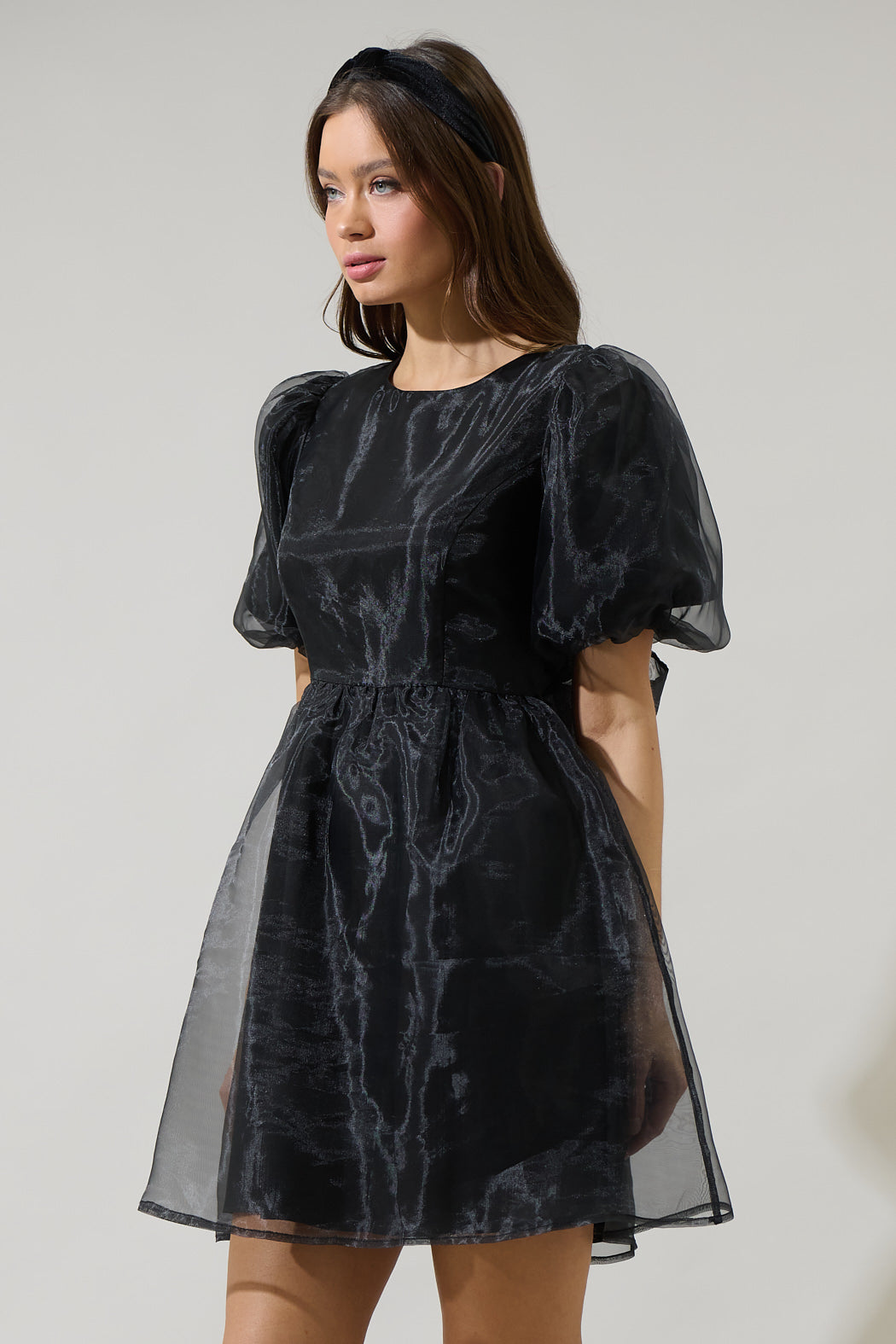 sugarlips organza dress Abay Floral Dime Organza Maxi Dress BLUE-WHITE / M by Sugarlips