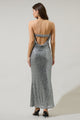 Willard Sequin Dynamite Strapless Maxi Dress