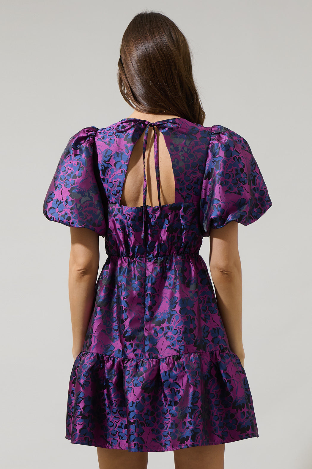 purple tiered mini dress Adventure Seeker Smocked Mini Dress In Lavender L / Lavender