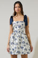 Frances Jacquard Nidia Mini Dress