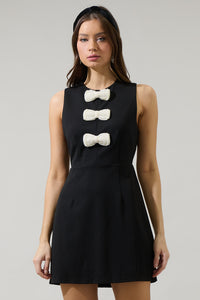 Tiffany Bow Amy Sleeveless Mini Dress