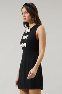 Tiffany Bow Amy Sleeveless Mini Dress