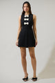 Tiffany Bow Amy Sleeveless Mini Dress