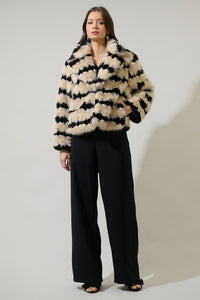 Kerry Striped Faux Cropped Jacket