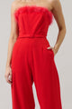 Montes Strapless Wide Leg Jumpsuit