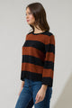 Gary Striped Long Sleeve Sweater