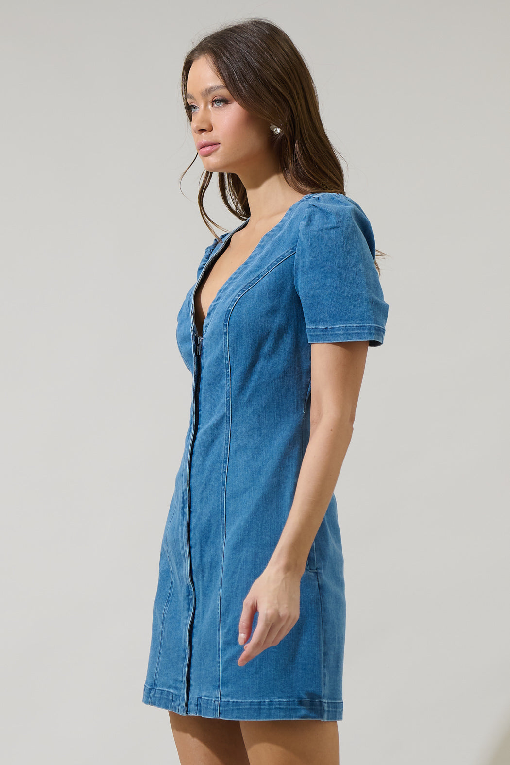 sugarlips denim dress Jackson Denim Mini Dress