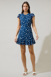 Elodie Dot Aviella Ruffle Mini Dress