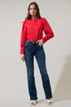 Ziana Button Down Ric Rac Trim Shirt