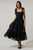 Polina Tulle Ruched Midi Dress