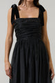 Polina Tulle Ruched Midi Dress