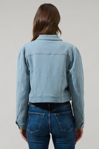 Ameya Conway Cropped Denim Jacket