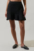 Yulia Quilted Ruffle Skirt