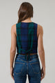 Hudson Plaid Chelsea Button Up Vest