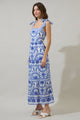 Rivera Tropics Emely Tiered Maxi Dress