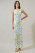 Bart Town Mizie Open Back Maxi Dress