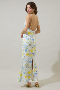 Bart Town Mizie Open Back Maxi Dress