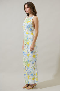 Bart Town Mizie Open Back Maxi Dress