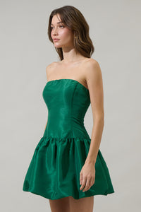 Jennie Strapless Bubble Mini Dress