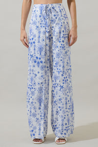 Azul Tropics Nature High Waist Wrap Pants