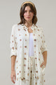 Cerise Shells Dalton Boyfriend Button Down Shirt