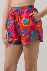 Kahlia Tropics Taliya Drawstring Shorts