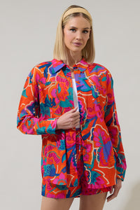 Kahlia Tropics Aya Button Down Shirt