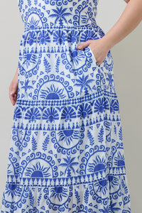 Rivera Tropics Emely Tiered Maxi Dress Curve