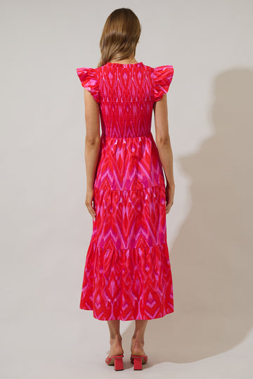 Blevin Ikat Celeste Mini Dress – Sugarlips