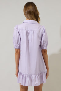 Levy Button Down Shift Dress