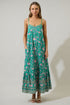 Tali Floral Valle Tie Back Maxi Dress