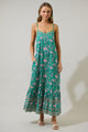 Tali Floral Valle Tie Back Maxi Dress