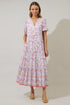 Hanson Floral Tiered Maxi Dress