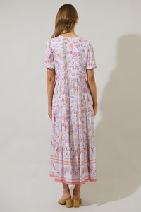 Hanson Floral Tiered Maxi Dress