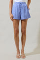 Elise Striped Taliya Drawstring Shorts