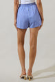 Elise Striped Taliya Drawstring Shorts