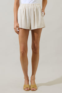 Clermont Sugarbag Linen Shorts