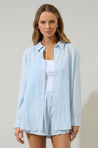 Saint Barts Dalton Boyfriend Button Down Shirt