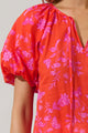 Fia Floral Overseas Balloon Sleeve Top