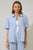 Joncy Striped Otto Short Sleeve Button Down Shirt