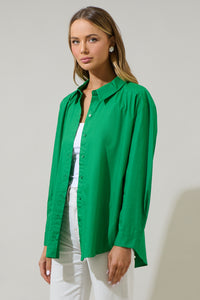 Dream State Oversized Button Down Shirt