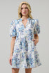 Yalinda Eyelet Jacey Babydoll Mini Dress