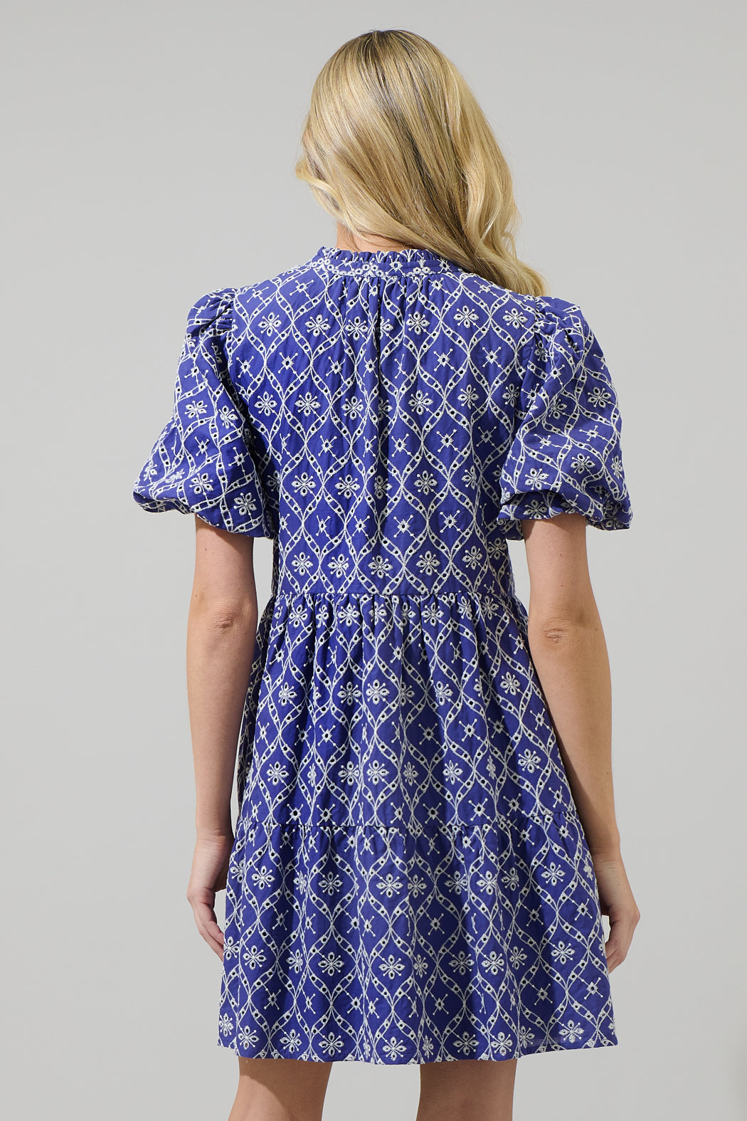 Darbie Jacey Babydoll Eyelet Mini Dress Sugarlips Darbie Jacey Babydoll Eyelet Mini Dress Sugarlips