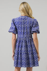Darbie Jacey Babydoll Eyelet Mini Dress