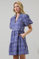 Darbie Jacey Babydoll Eyelet Mini Dress