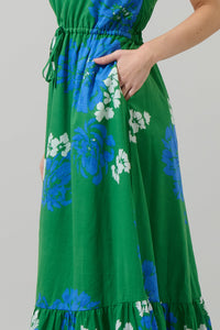 Hemmi Floral Elya One Shoulder Maxi Dress